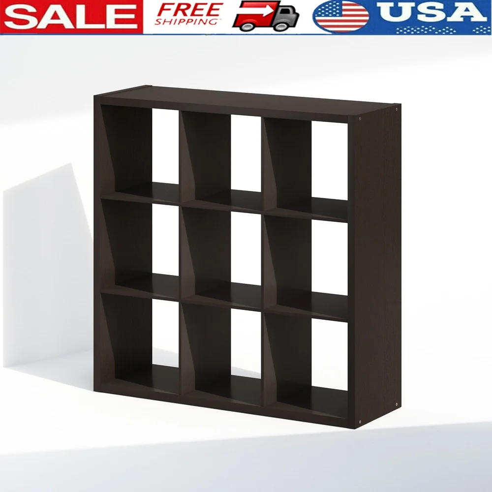 Multipurpose Open Back Organizer Shelf 9-Cube Storage Unit Durable Composite Wood Perfect Closet Living Room Accessories
Multipurpose Open Back Organizer Shelf 9-Cube Storage Unit Durable Composite Wood Perfect Closet Living Room Accessories