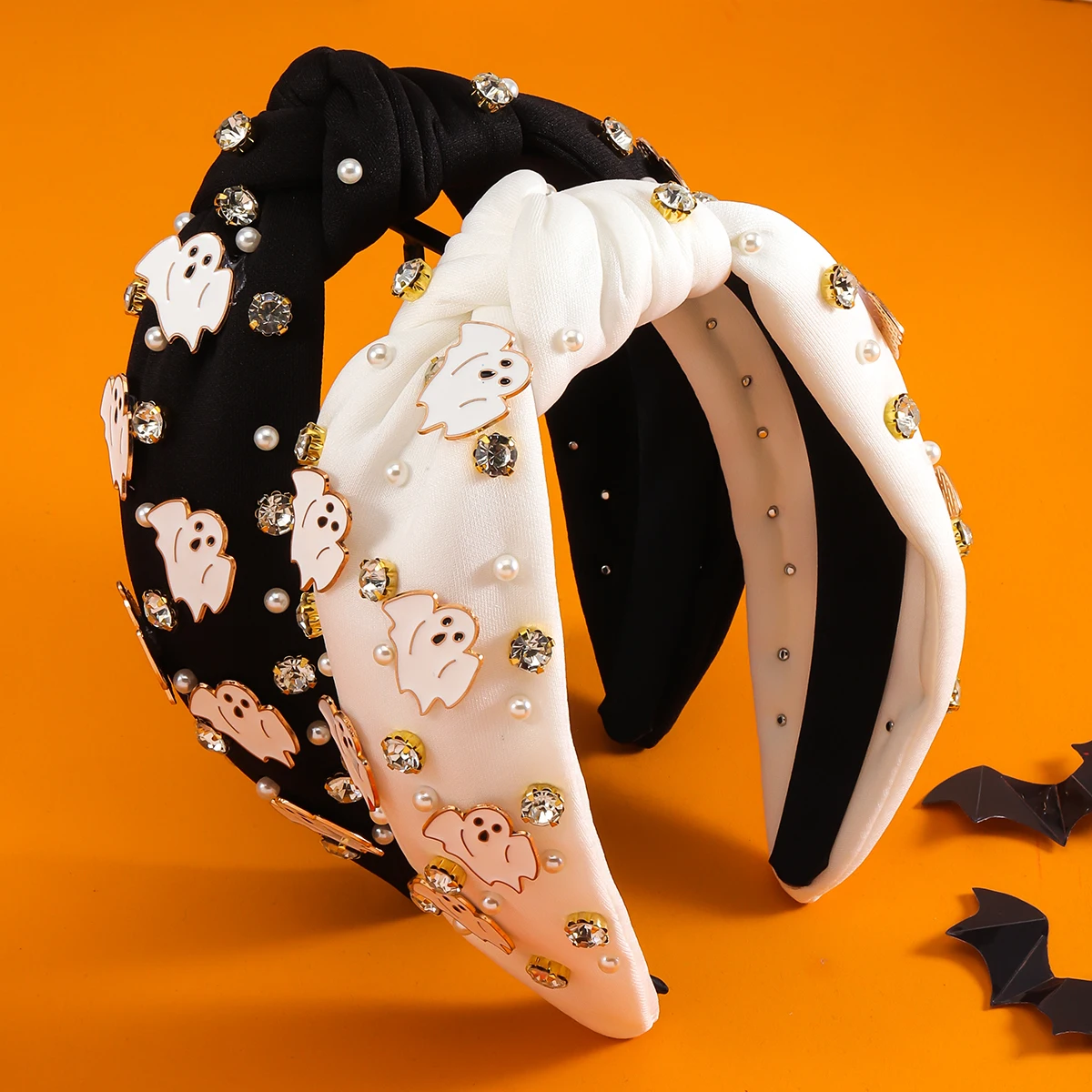 Creative Halloween Headband Pearl Rhinestone Cute Ghost Hair Band For Women Girls Statement Holiday Accessories Party GIfts
Creative Halloween Headband Pearl Rhinestone Cute Ghost Hair Band For Women Girls Statement Holiday Accessories Party GIfts
