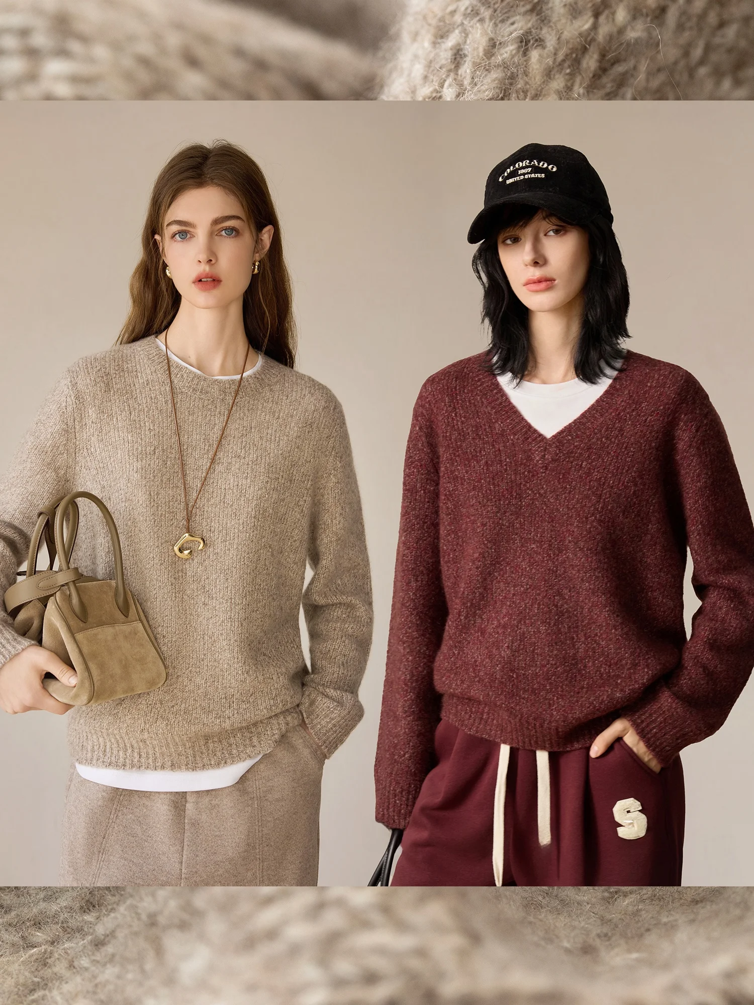 Женский модный ретро-свитер из шелка с V-образным вырезом, круглым вырезом, вязаный, с цветочным узором, свободного кроя, Holiday Silk Camere Kangbo White Silk
Женский модный ретро-свитер из шелка с V-образным вырезом, круглым вырезом, вязаный, с цветочным узором, свободного кроя, Holiday Silk Camere Kangbo White Silk