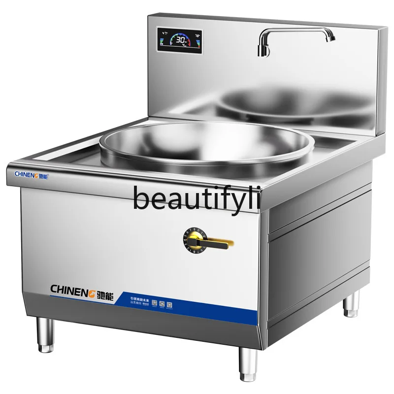 Commercial Induction Cooker Large Pot Stove Single Head Concave High Power 30kw School Canteen Induction Stir-fry Stove
Commercial Induction Cooker Large Pot Stove Single Head Concave High Power 30kw School Canteen Induction Stir-fry Stove