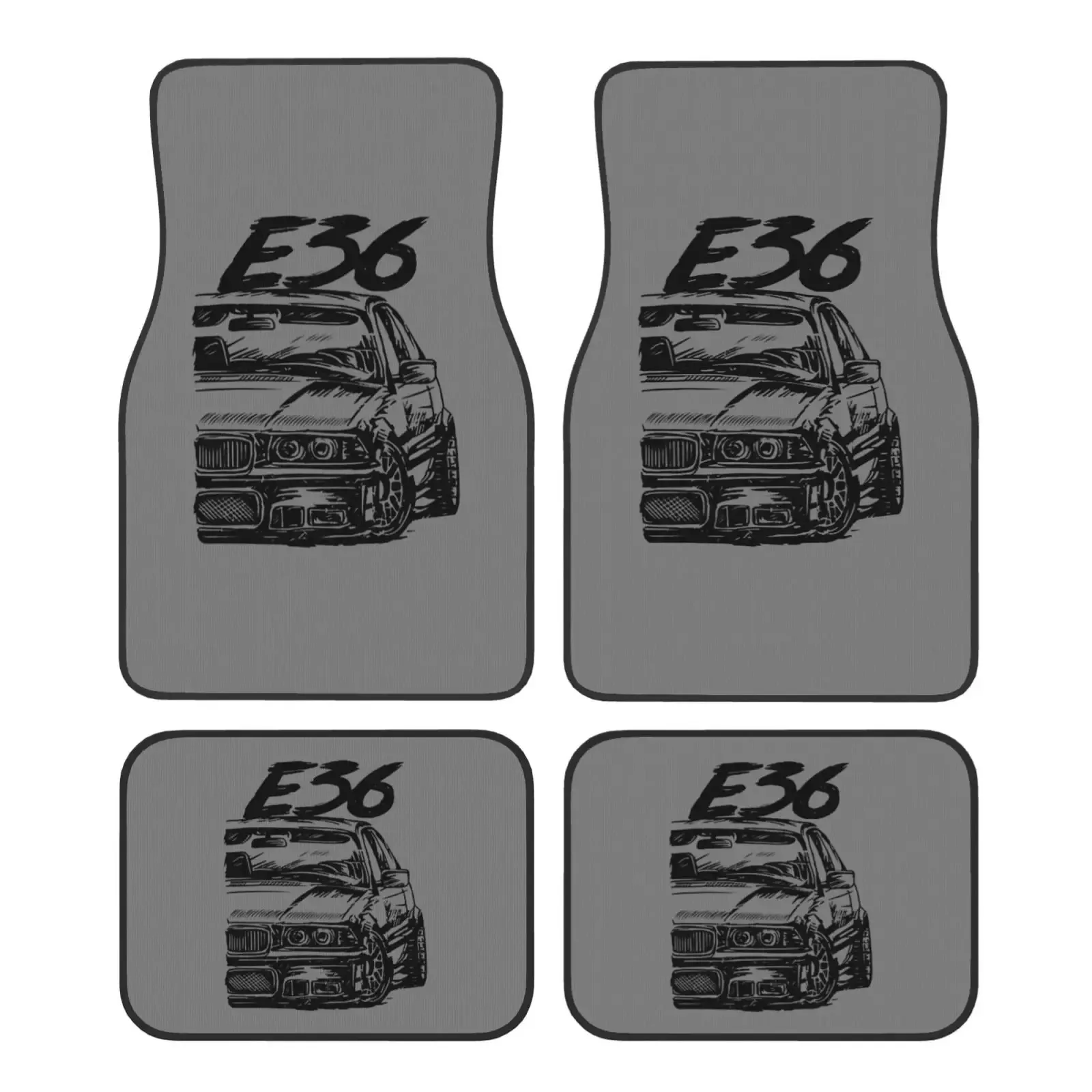 E36 Dirty Style Germany Print Car Floor Mats Waterproof Car Carpet Mat Set of 4pcs with Anti-Slip Backing Fit for SUV Trucks
E36 Dirty Style Germany Print Car Floor Mats Waterproof Car Carpet Mat Set of 4pcs with Anti-Slip Backing Fit for SUV Trucks