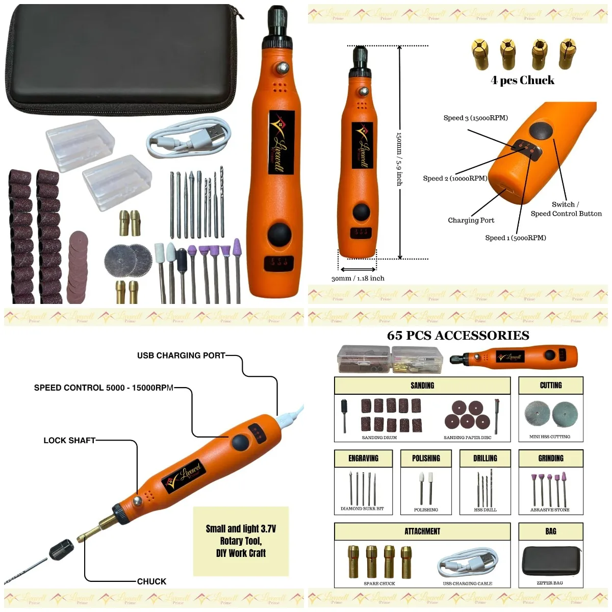 Портативный набор мини-дрелей — компактный набор электрических дрелей с аксессуарами для рукоделия и хобби
Портативный набор мини-дрелей — компактный набор электрических дрелей с аксессуарами для рукоделия и хобби
