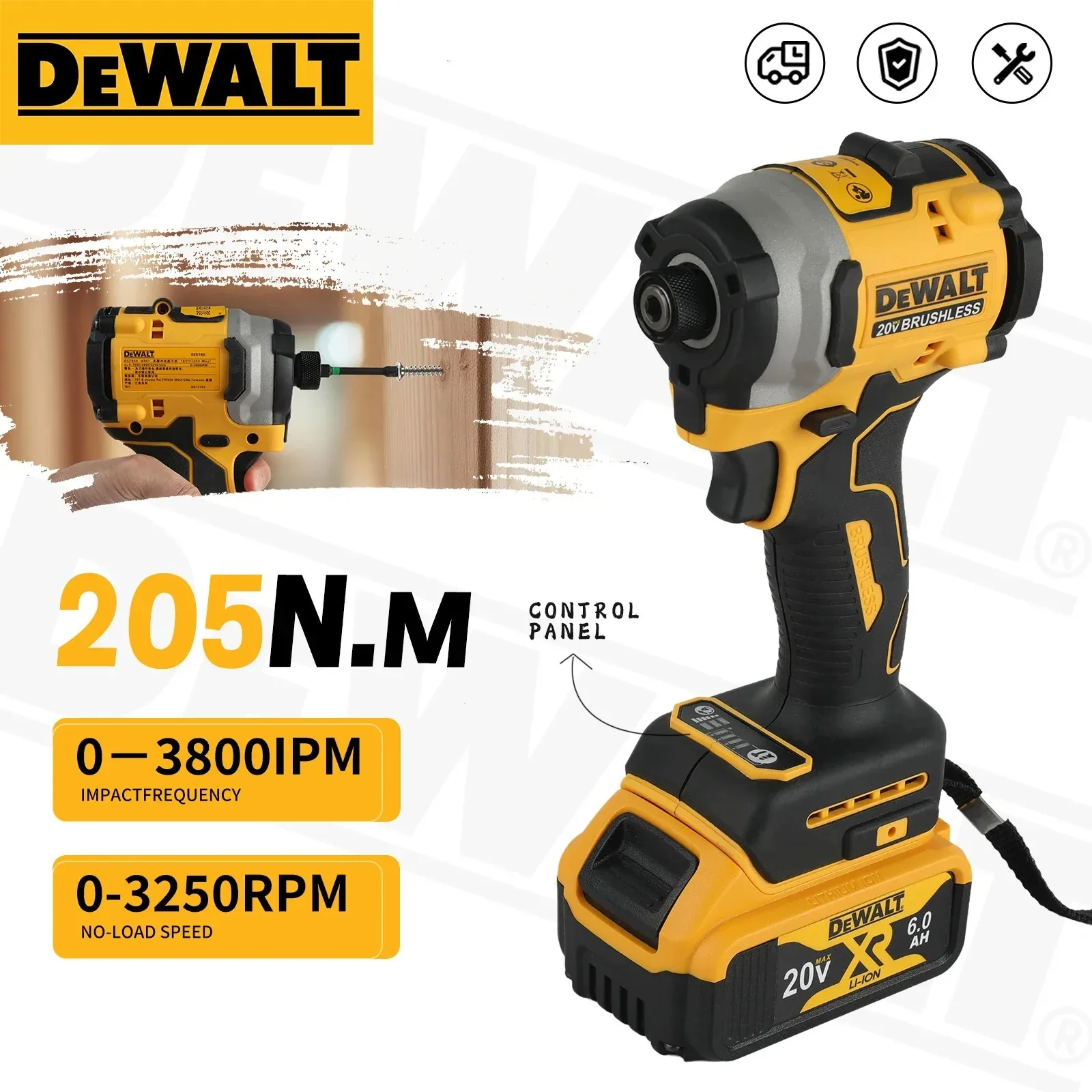 Бесщеточная ударная дрель-шуруповерт DeWalt DCF850 с регулируемой скоростью и литиевой батареей для деревообработки, DIY и дома
Бесщеточная ударная дрель-шуруповерт DeWalt DCF850 с регулируемой скоростью и литиевой батареей для деревообработки, DIY и дома