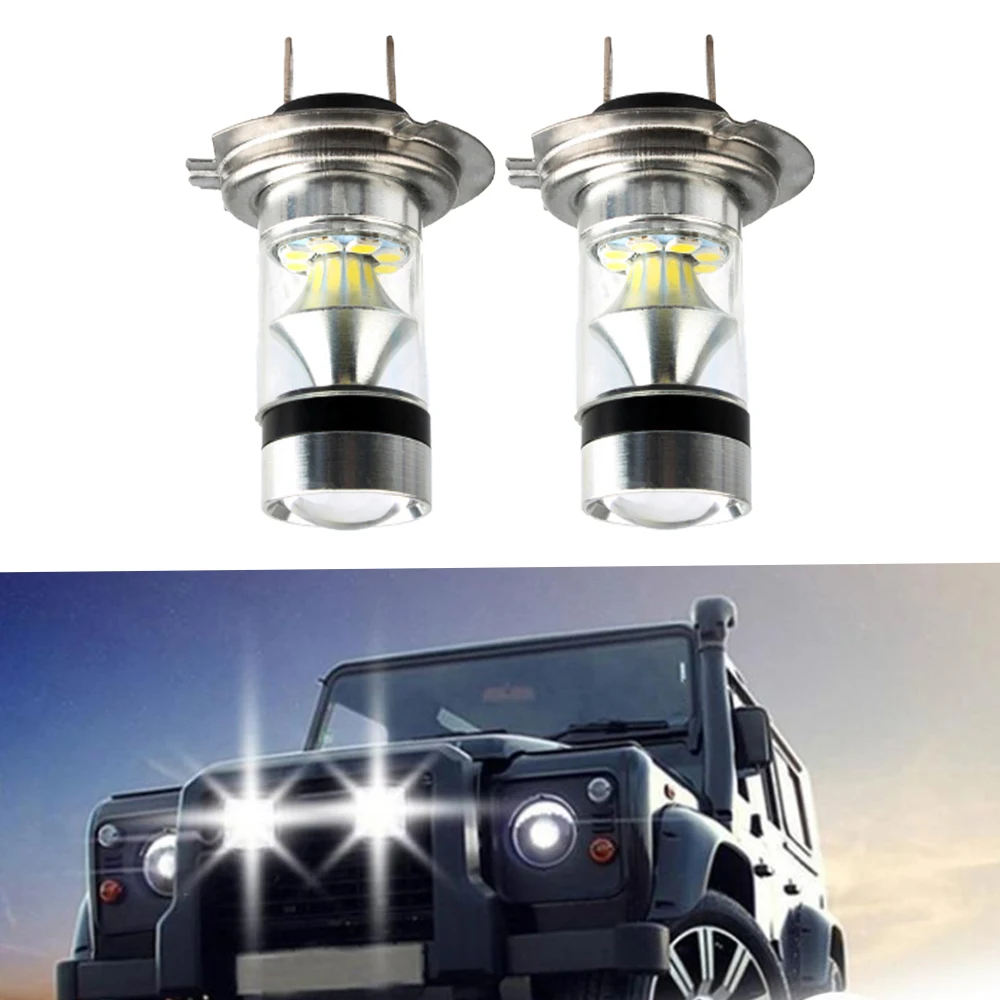 2pcs H7 Car Lamp Brake Led Turn Signal Reversing Light Fog Light Daylight Assembly 100W 12V Car Driving Bulb White
2pcs H7 Car Lamp Brake Led Turn Signal Reversing Light Fog Light Daylight Assembly 100W 12V Car Driving Bulb White