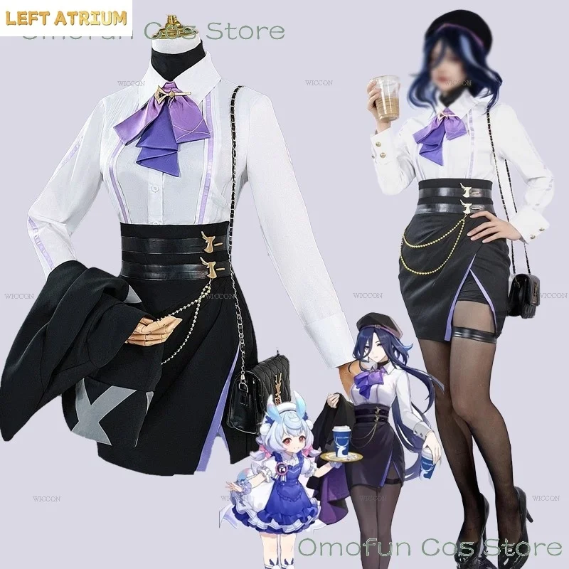 Clorinde Cosplay Costume Co-luckin Coffee Outfit Genshin Impact Roleplay Halloween Christmas Carnival Comic Con Party
Clorinde Cosplay Costume Co-luckin Coffee Outfit Genshin Impact Roleplay Halloween Christmas Carnival Comic Con Party