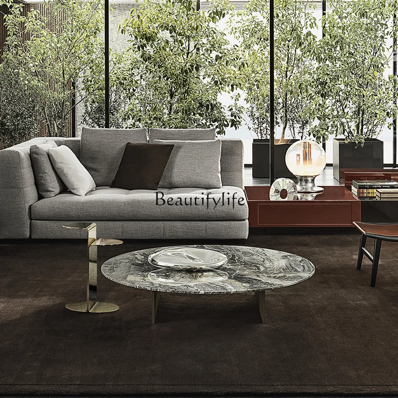 5Natural marble Lauren black gold coffee table light luxury simple modern style
5Natural marble Lauren black gold coffee table light luxury simple modern style