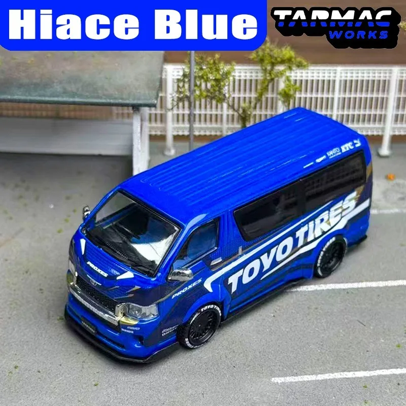 TARMAC РАБОТА 1/64 Hiace Blue TOYO TIRES, игрушка-мотор из сплава, литая под давлением металлическая модель, коллекция рождественских подарков для мальчиков
TARMAC РАБОТА 1/64 Hiace Blue TOYO TIRES, игрушка-мотор из сплава, литая под давлением металлическая модель, коллекция рождественских подарков для мальчиков