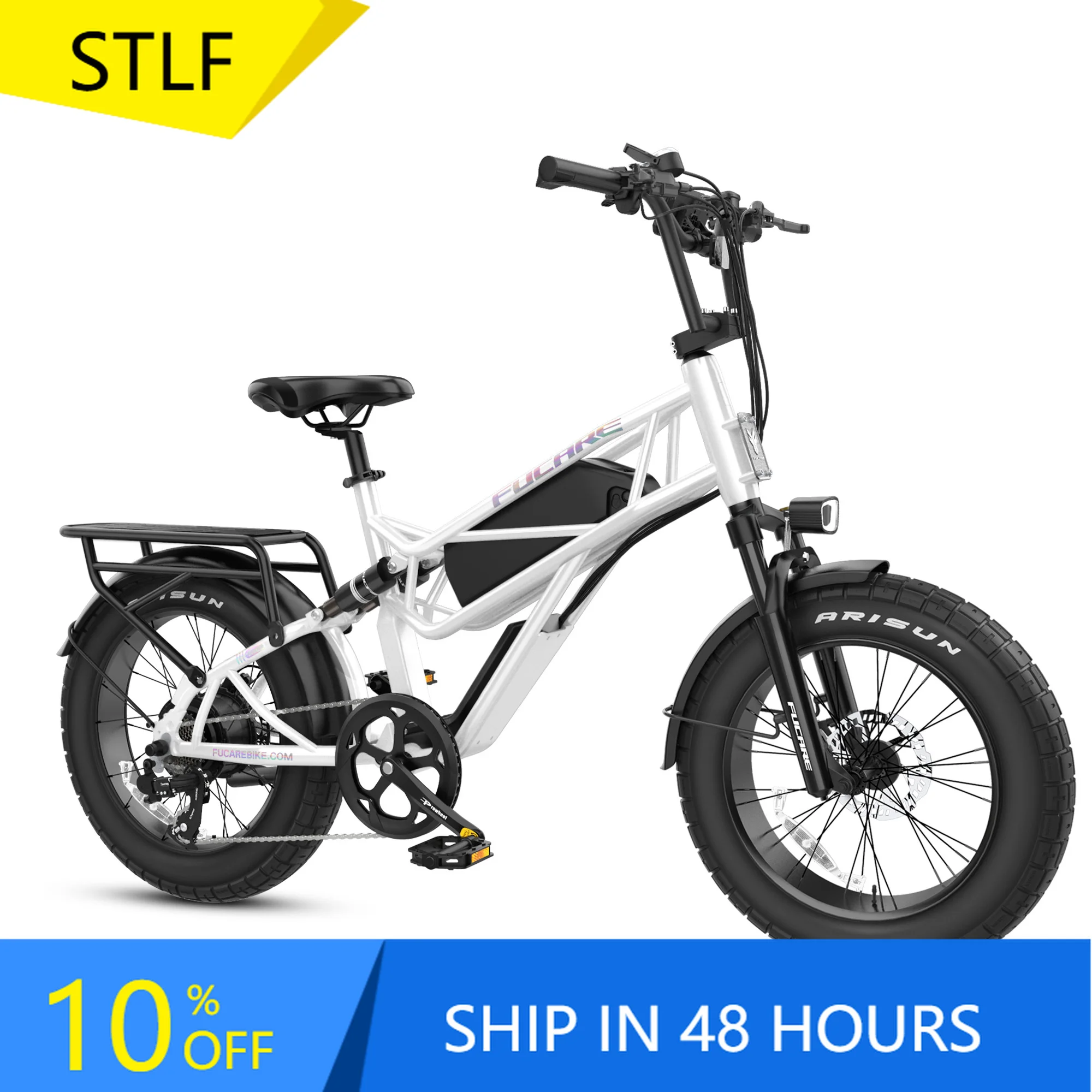 YTYIN Scorpio E-Bike For Adult Max 1200W 80 Mile 33MPH 48V 20Ah Battery Bicycle Full Suspension All-Terrain Road Electric
YTYIN Scorpio E-Bike For Adult Max 1200W 80 Mile 33MPH 48V 20Ah Battery Bicycle Full Suspension All-Terrain Road Electric