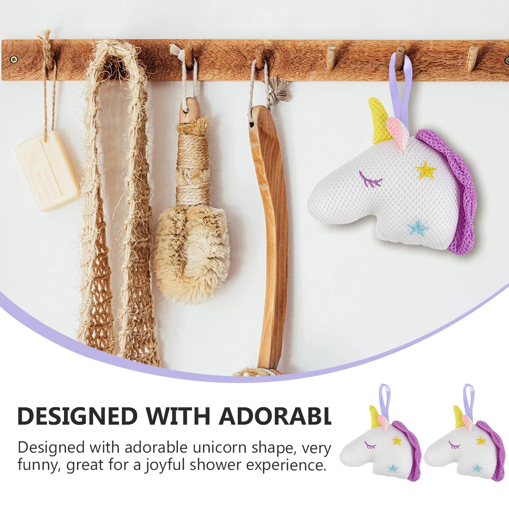 2Pcs Unicorn Bath Ball Mesh Sponge Cartoon Shower Accessory for Joyful and Relaxing Bath Experience White Shower Brush Ball
2Pcs Unicorn Bath Ball Mesh Sponge Cartoon Shower Accessory for Joyful and Relaxing Bath Experience White Shower Brush Ball
