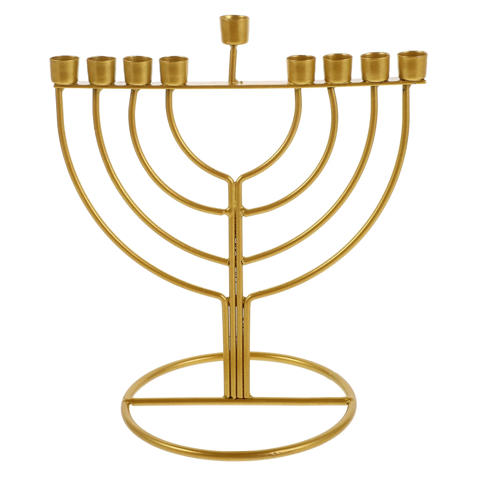 Tall 9 Branch Hanukkah Holder in Alloy Finish Pillar Stand for Tabletop Display Festival Religious Candlestick
Tall 9 Branch Hanukkah Holder in Alloy Finish Pillar Stand for Tabletop Display Festival Religious Candlestick