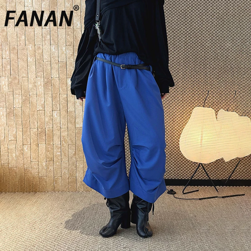 Брюки FANAN с плиссировкой и высокой талией, прямые, в корейском стиле, широкие штанины, для офиса, женская одежда, весна 2026, новинка
Брюки FANAN с плиссировкой и высокой талией, прямые, в корейском стиле, широкие штанины, для офиса, женская одежда, весна 2026, новинка