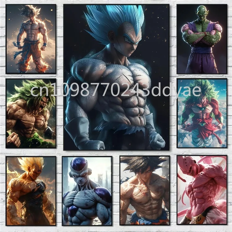 Japanese Animation Art Painting Animation Dragon Ball Goku Vegeta Poster Classic Picture Family Wall Decoration Canvas Painting
Japanese Animation Art Painting Animation Dragon Ball Goku Vegeta Poster Classic Picture Family Wall Decoration Canvas Painting