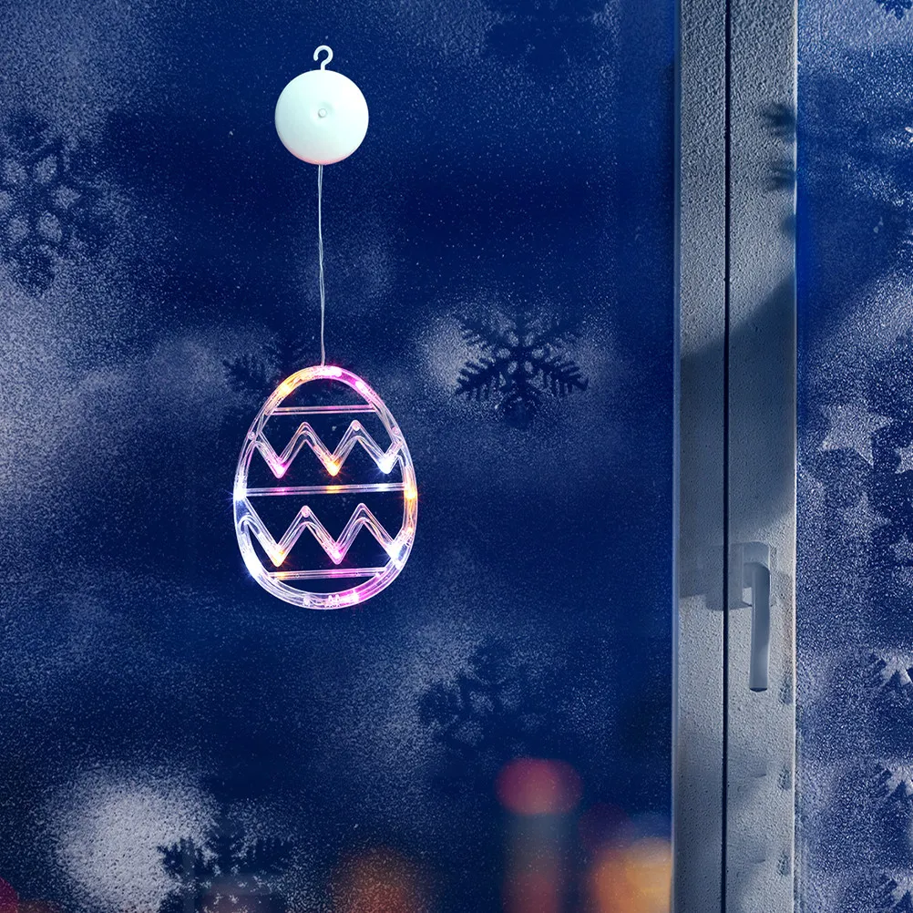 2Pcs Easter Egg Shaped Window Lights Suction Cup Hanging String Lights Easter Decoration Indoor Warm Ambiance
2Pcs Easter Egg Shaped Window Lights Suction Cup Hanging String Lights Easter Decoration Indoor Warm Ambiance