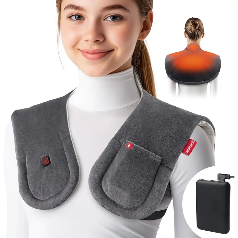 Wireless Neck & Shoulder Heating Pad, Rechargeable Electric Warmer for Upper Back Pain Relief, 3-Level Heat Settings, Ideal Gift
Wireless Neck & Shoulder Heating Pad, Rechargeable Electric Warmer for Upper Back Pain Relief, 3-Level Heat Settings, Ideal Gift