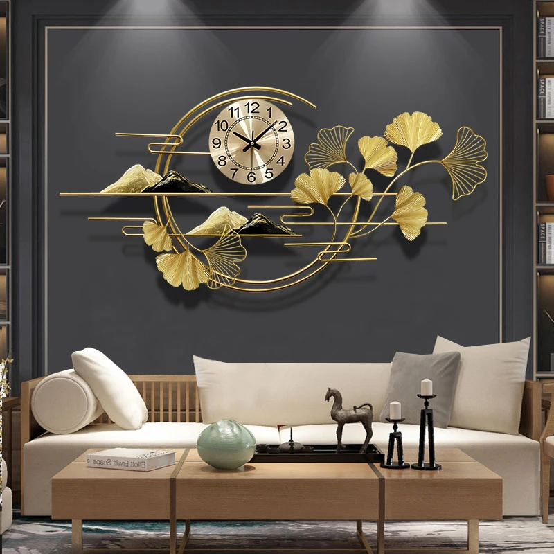 Large Wall Clock Modern Design Luxury Digital Mechanism Silent Golden Metal Clock Wall Art Clocks Home Decor for Living Room
Large Wall Clock Modern Design Luxury Digital Mechanism Silent Golden Metal Clock Wall Art Clocks Home Decor for Living Room