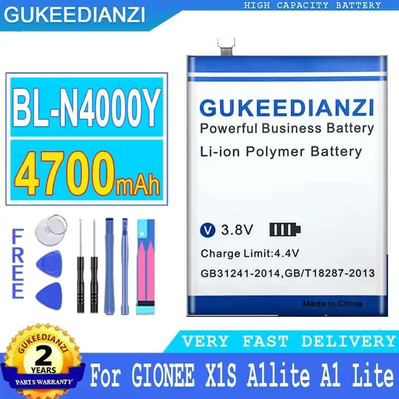 Прочный аккумулятор BL-N4000Y 4700 мАч для мобильного телефона Gionee X1S A1lite A1 Lite
Прочный аккумулятор BL-N4000Y 4700 мАч для мобильного телефона Gionee X1S A1lite A1 Lite