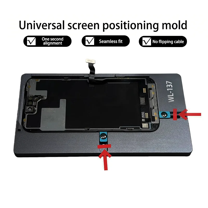 WYLIE WL-137 Universal Screen Positioning Mold For iPhone 12-17PM Precision Alignment Mobile Phone Screen Repair Tool
WYLIE WL-137 Universal Screen Positioning Mold For iPhone 12-17PM Precision Alignment Mobile Phone Screen Repair Tool