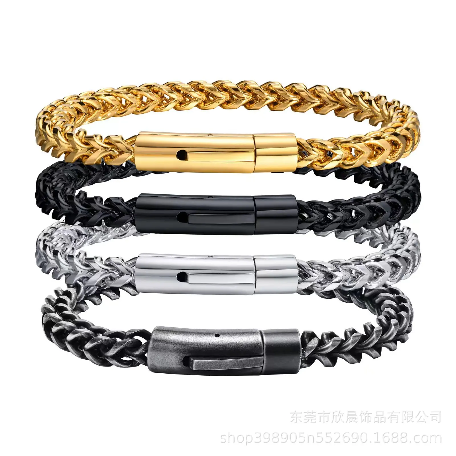 2pcs/lot Simple trend stainless steel vintage do old keel chain men's polished bracelet
2pcs/lot Simple trend stainless steel vintage do old keel chain men's polished bracelet