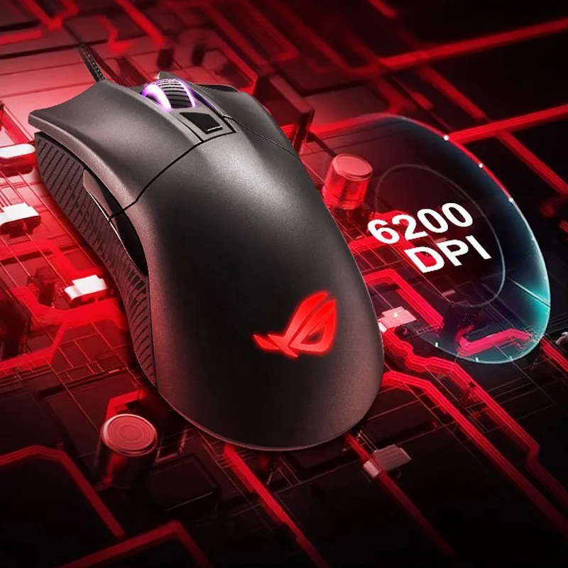 Asus ROG Glaive 2 Standard Edition Mouse RGB Optical E-Sports Pressure Gun Wired Gaming Laptop Divine Light Sync