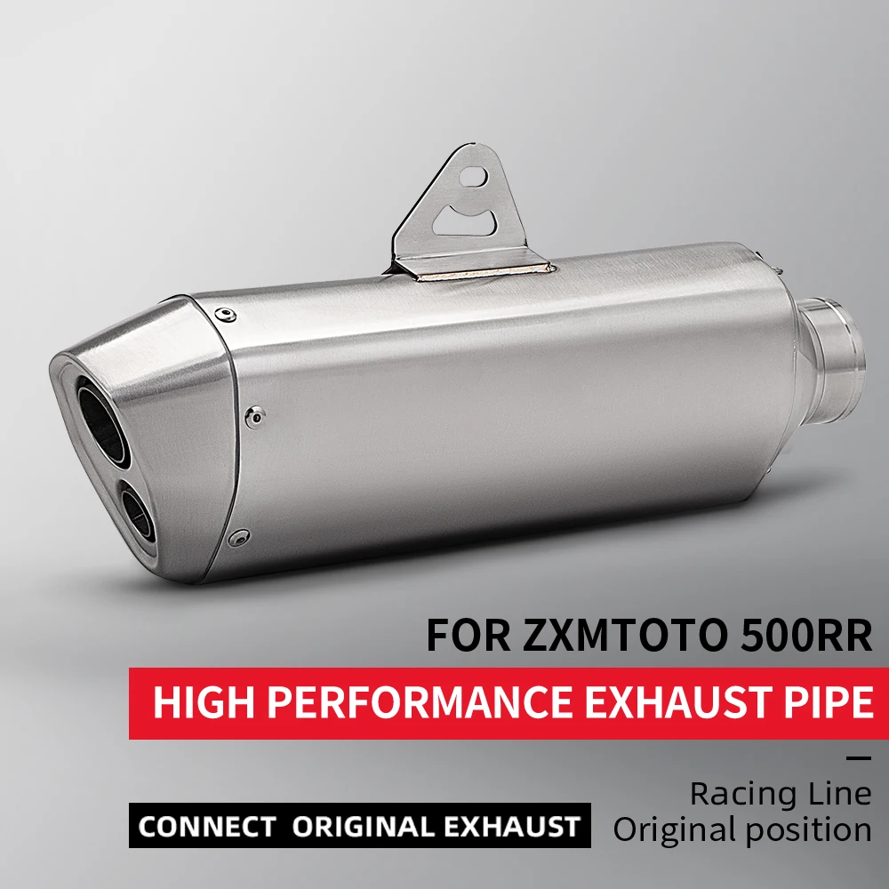 For ZXMOTO 500RR Motorcycle Exhaust Interface Stainless Steel Slip-On Original Muffler Exhaust Pipe
For ZXMOTO 500RR Motorcycle Exhaust Interface Stainless Steel Slip-On Original Muffler Exhaust Pipe