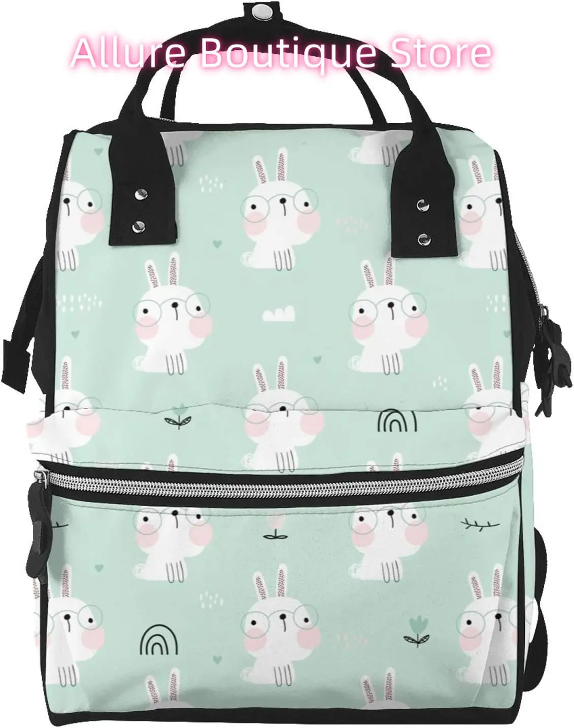 Kawaii Bunny Diaper Bag Backpack for Women Large Capacity Nappy Bag Multifunction Waterproof Mummy Backpacks for Mom Dad Essenti
Kawaii Bunny Diaper Bag Backpack for Women Large Capacity Nappy Bag Multifunction Waterproof Mummy Backpacks for Mom Dad Essenti