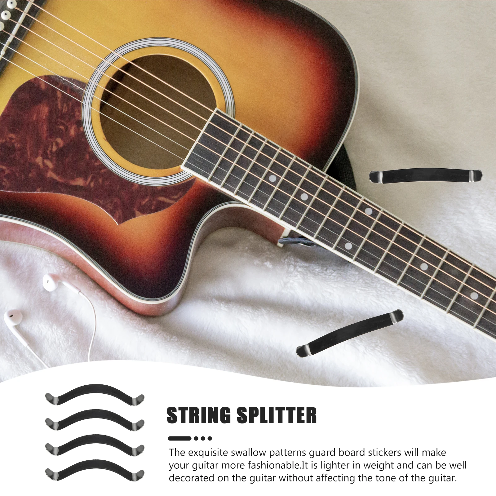 4 Pcs Guitar String Splitter Repair Repairing Helper Tool Tools Instrument Metal Rope
4 Pcs Guitar String Splitter Repair Repairing Helper Tool Tools Instrument Metal Rope