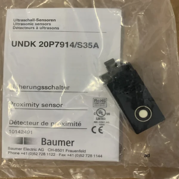 Undk 20p7914s35a Ultrasonic Sensor Brand New Original Spot Plc
Undk 20p7914s35a Ultrasonic Sensor Brand New Original Spot Plc