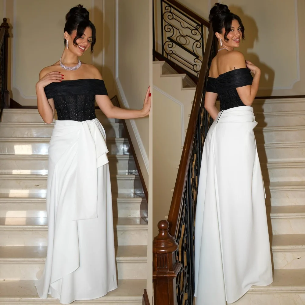 Customized Exquisite Casual Jersey Pleat Ruched Beading Sequined A-line Off-the-shoulder Long Dresses Bespoke Occasion Dresses
Customized Exquisite Casual Jersey Pleat Ruched Beading Sequined A-line Off-the-shoulder Long Dresses Bespoke Occasion Dresses