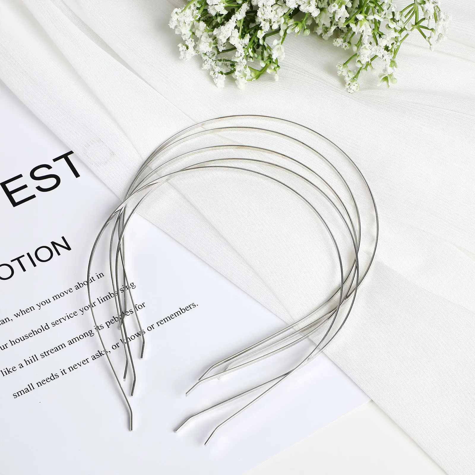 10Pcs Premium Stainless Steel Headbands Women Girls Metal Headband Stretchy Curved Ends for Daily Sports Dancing Bathing Hair
10Pcs Premium Stainless Steel Headbands Women Girls Metal Headband Stretchy Curved Ends for Daily Sports Dancing Bathing Hair