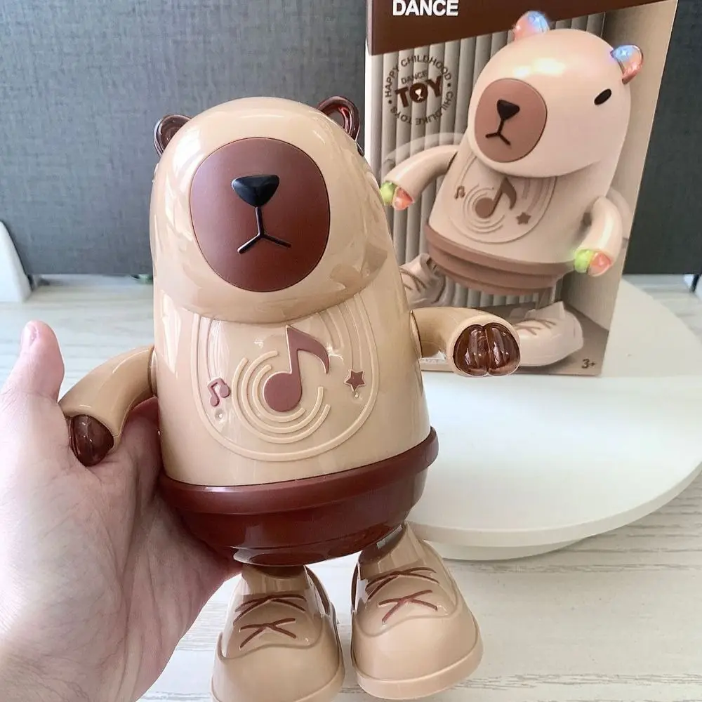 Lights and Sounds Electric Dancing Capybala Toy Shake The Body Cartoon Animal Capybala Electronic Toy Pet Interactive Funny
Lights and Sounds Electric Dancing Capybala Toy Shake The Body Cartoon Animal Capybala Electronic Toy Pet Interactive Funny