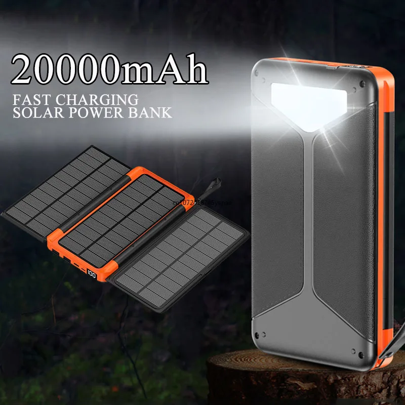 20000mAh Outdoor Solar Power Bank with 3 Solar Panel Wireless Charger Powerbank for iPhone 16 15 14 13 Huawei Xiaomi Poverbank
20000mAh Outdoor Solar Power Bank with 3 Solar Panel Wireless Charger Powerbank for iPhone 16 15 14 13 Huawei Xiaomi Poverbank