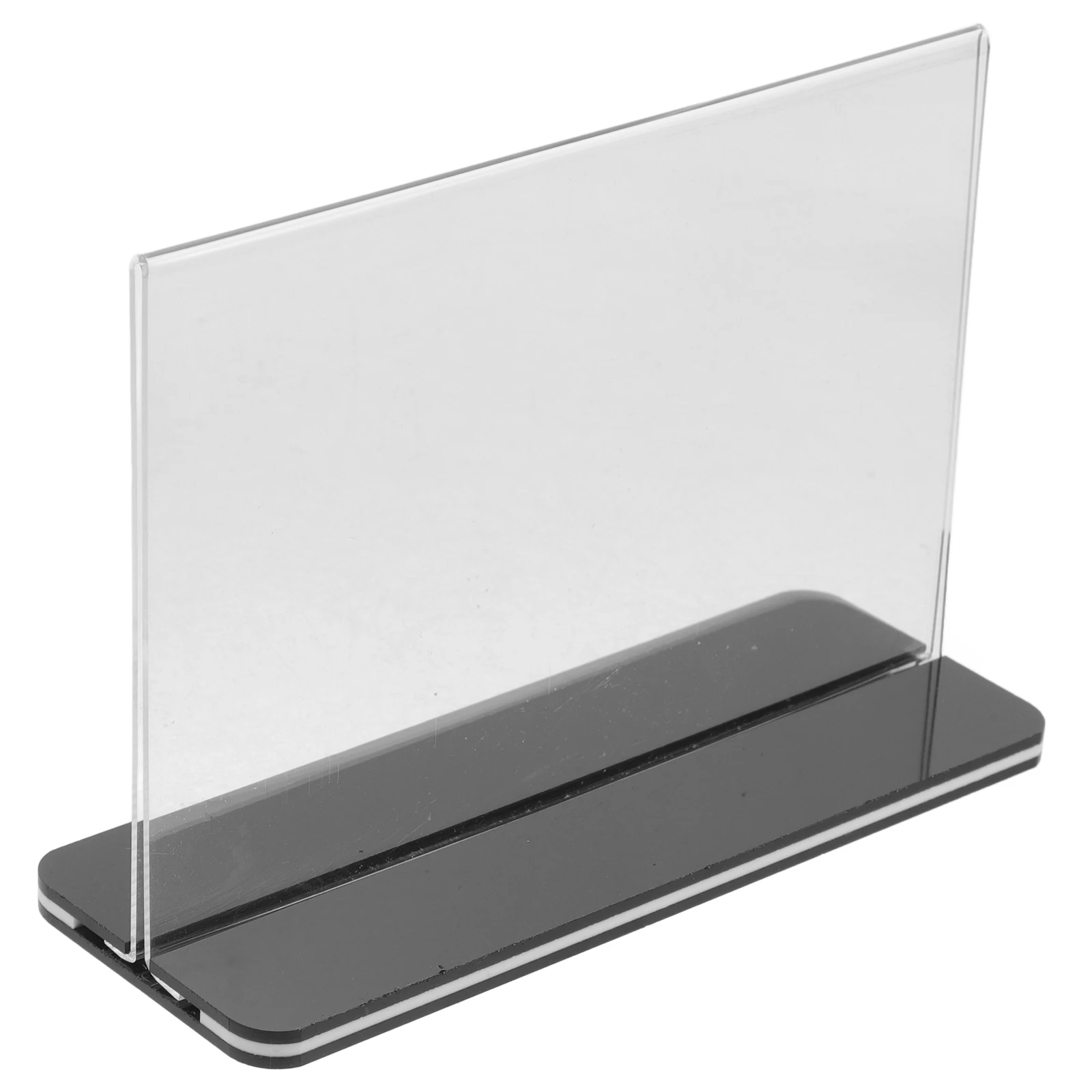 Clear Acrylic Table Sign Holder Stand Display Frame for Menu Flier Name Plate Office Decor 3D Transparent Adaptable Sturdy Easy
Clear Acrylic Table Sign Holder Stand Display Frame for Menu Flier Name Plate Office Decor 3D Transparent Adaptable Sturdy Easy