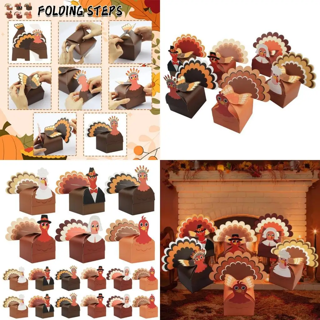 R66A Bulk Thanksgiving Turkey Party Supplies Paper Gift Boxes For Festives Decorations And Family Activities
R66A Bulk Thanksgiving Turkey Party Supplies Paper Gift Boxes For Festives Decorations And Family Activities