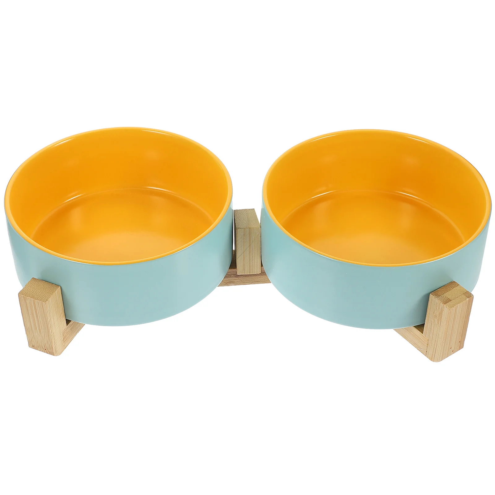 1 set 1 Set Ceramic Cat Dual Color Wood Stand Pet Feeding Bowl For Home Elevated Food Water Dish Kitten Supply Reusable Pet Bowl
1 set 1 Set Ceramic Cat Dual Color Wood Stand Pet Feeding Bowl For Home Elevated Food Water Dish Kitten Supply Reusable Pet Bowl