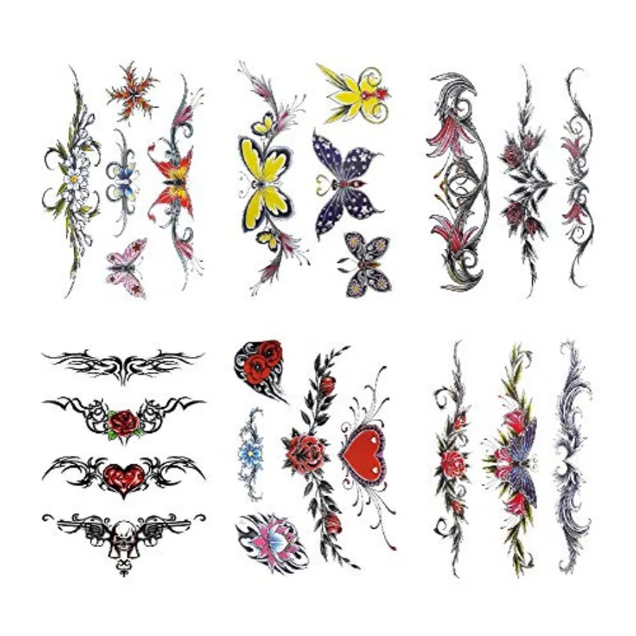 Flowers Butterfly Body Waist Waterproof Fake Temporary Tattoo Stickers Woman
Flowers Butterfly Body Waist Waterproof Fake Temporary Tattoo Stickers Woman