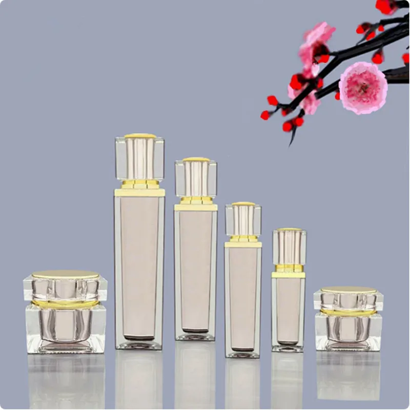 6 шт., акриловая банка для шампанского/зеленого цвета, 30 мл, 50 мл, 100 мл, 120 мл, пустые многоразовые бутылки, косметическая бутылка, банка для крема, лосьона, бутылка с насосом
6 шт., акриловая банка для шампанского/зеленого цвета, 30 мл, 50 мл, 100 мл, 120 мл, пустые многоразовые бутылки, косметическая бутылка, банка для крема, лосьона, бутылка с насосом