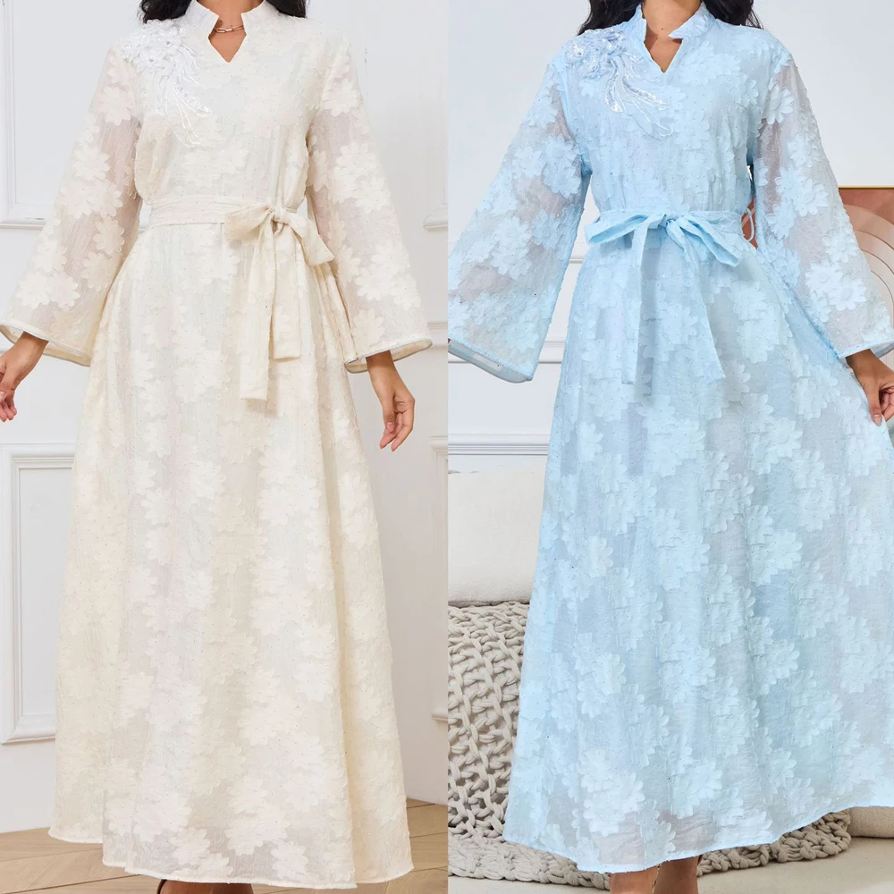 Off White Ramadan Jalabiya New In Muslim Long Dresses Luxury Woman Turkish Dubai Linen Abaya 2024 Maxi Dress For Formal Event
Off White Ramadan Jalabiya New In Muslim Long Dresses Luxury Woman Turkish Dubai Linen Abaya 2024 Maxi Dress For Formal Event