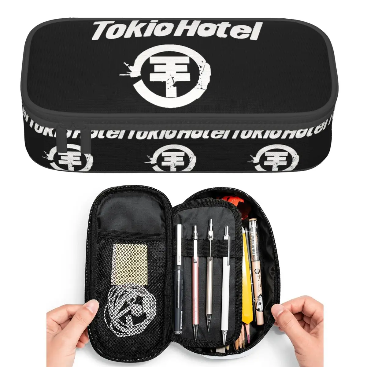 Tokio Hotel Logo Pencil Cases for Students Pen Box Pencil Bag Big Capacity Pencil Pouch Pen Holder
Tokio Hotel Logo Pencil Cases for Students Pen Box Pencil Bag Big Capacity Pencil Pouch Pen Holder