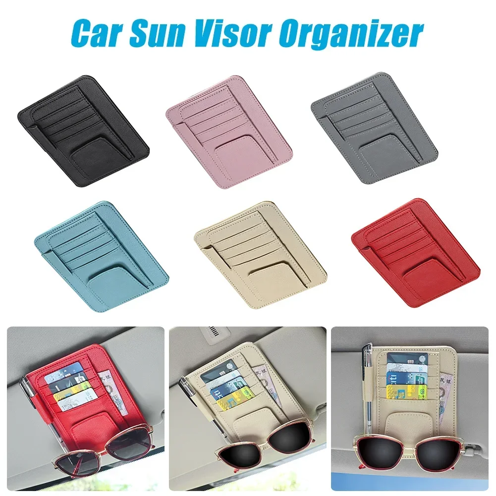 Car Sun Visor Organizer Multi-Pocket Auto Interior Accessories Pocket Organizer Car Document Storage Pouch Pen Holder
Car Sun Visor Organizer Multi-Pocket Auto Interior Accessories Pocket Organizer Car Document Storage Pouch Pen Holder
