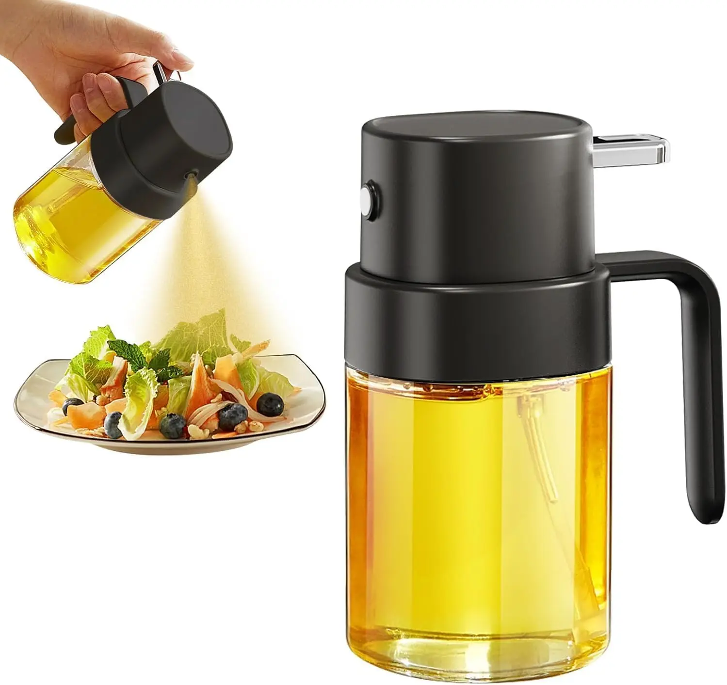 Mini Oil Sprayer for Cooking, 6.8 OZ/ 200 ML Premium Spray Bottle for Kitchen, Food-grade Olive Sprayer, Portable
Mini Oil Sprayer for Cooking, 6.8 OZ/ 200 ML Premium Spray Bottle for Kitchen, Food-grade Olive Sprayer, Portable