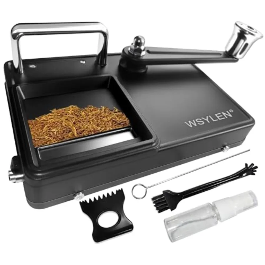Cigarette Rolling Machine, with Storage Groove, Manual Dual-Track Upgrade Cigarette Machines, Suitable for 8.0 MM Diameter Size
Cigarette Rolling Machine, with Storage Groove, Manual Dual-Track Upgrade Cigarette Machines, Suitable for 8.0 MM Diameter Size
