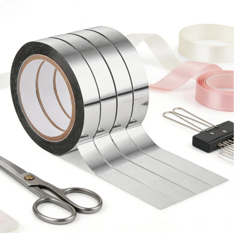 Silvery Metallic Mirror Tape,Art Self-Adhesive Decorative Tape for Wall, Wardrobe, Bathroom Decor, Gift Wrapping, Crafts
Silvery Metallic Mirror Tape,Art Self-Adhesive Decorative Tape for Wall, Wardrobe, Bathroom Decor, Gift Wrapping, Crafts