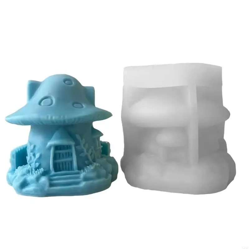 T21F Multipurpose Sturdy Silicone Candle Mold with Elegant Mushroom House Designs Portable Accessory for Enthusiasts
T21F Multipurpose Sturdy Silicone Candle Mold with Elegant Mushroom House Designs Portable Accessory for Enthusiasts