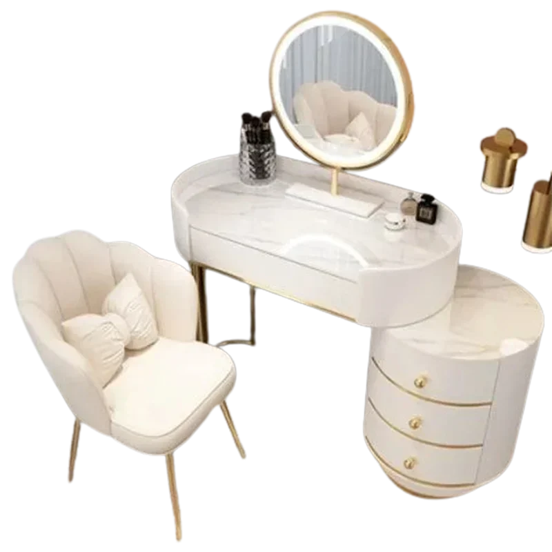Nordic Luxury Vanity Table Container Drawer Minimalist European Dressing Table Woman White Schminktisch Furniture Makeup
Nordic Luxury Vanity Table Container Drawer Minimalist European Dressing Table Woman White Schminktisch Furniture Makeup