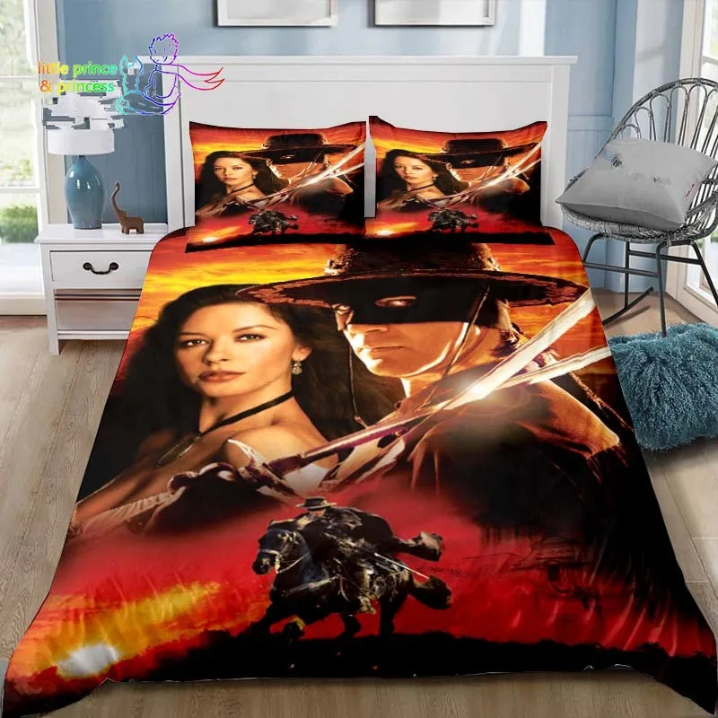 Zorro Hero Bedding Set Single Twin Full Queen King Size Bed Set Adult Kid Bedroom Bedding Gift
Zorro Hero Bedding Set Single Twin Full Queen King Size Bed Set Adult Kid Bedroom Bedding Gift