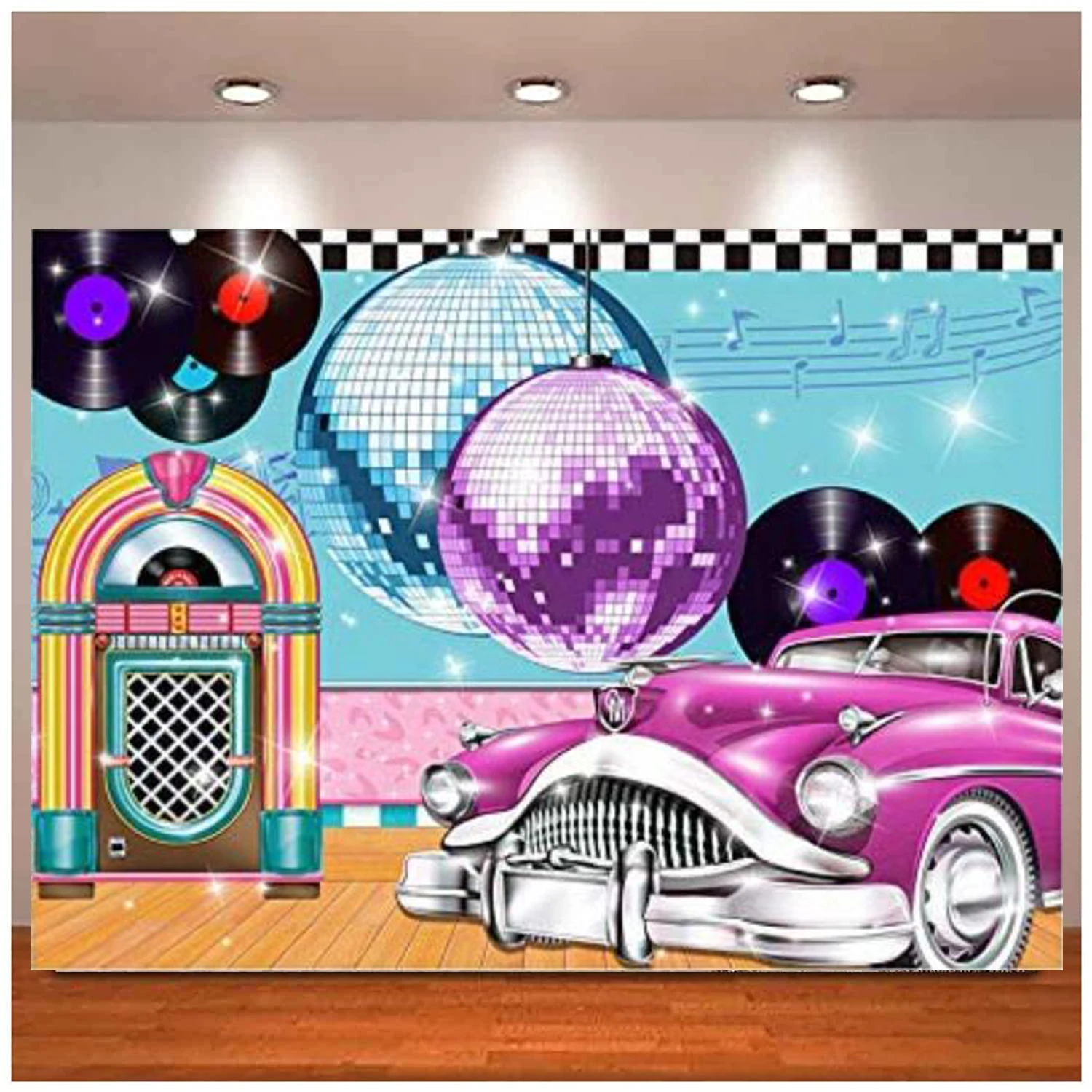 Rockin 50s Diner Photography Backdrop Photo Rock Roll Diner Rockin Party Supplies Photo Background Wall Paper Room Mural Props
Rockin 50s Diner Photography Backdrop Photo Rock Roll Diner Rockin Party Supplies Photo Background Wall Paper Room Mural Props