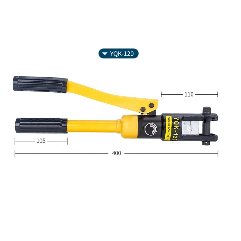 YQK-120 Manual Hydraulic Crimping Tool Plier Hydraulic Compression Tool 10-120mm2
YQK-120 Manual Hydraulic Crimping Tool Plier Hydraulic Compression Tool 10-120mm2