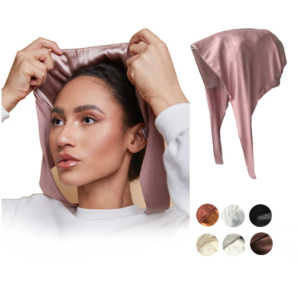 Modal Satin Instant Hijab Cap Islam Undercap Double Layer with Tie Bonnet Hijabs for Women Turkish Scarves Muslim Turban Bandana
Modal Satin Instant Hijab Cap Islam Undercap Double Layer with Tie Bonnet Hijabs for Women Turkish Scarves Muslim Turban Bandana