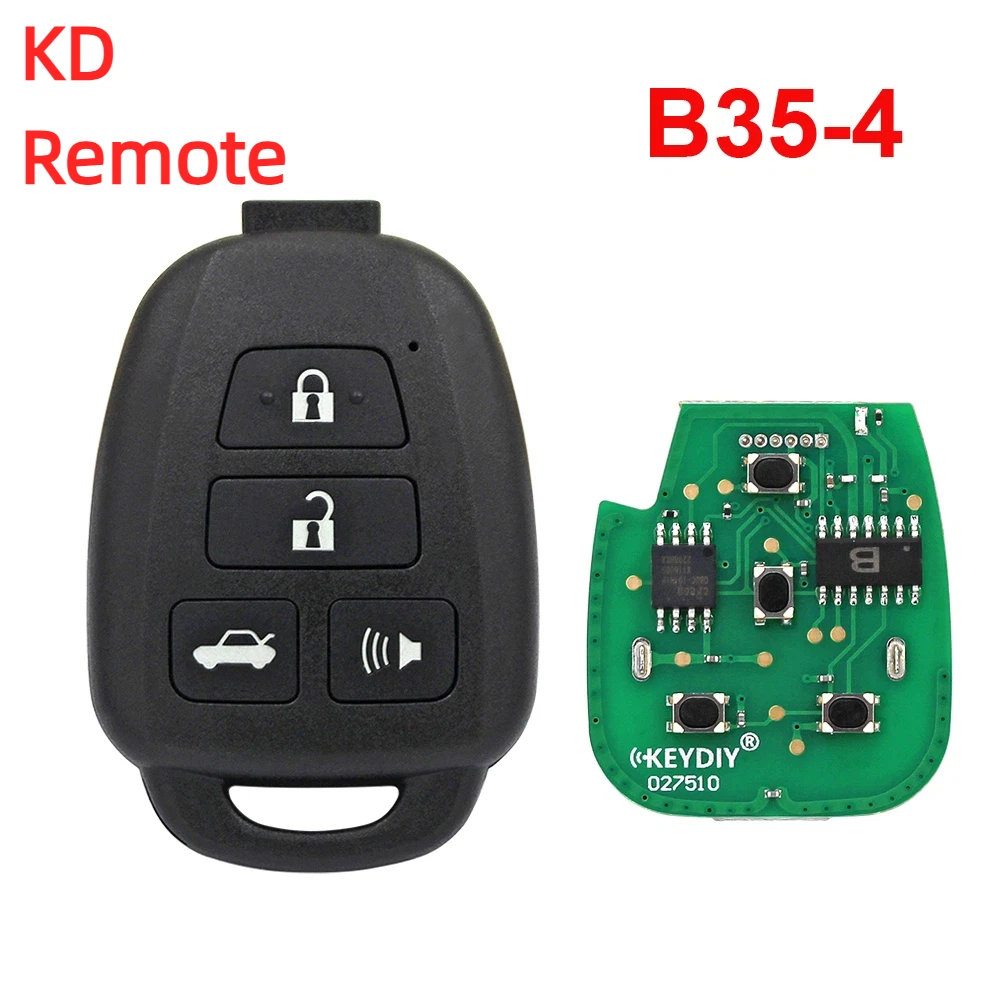 1pc KEYDIY B-Series B35-4 Original Universal Remote Control for KD-X2 KD900 ,KD MINI KD-MAX Key Tool
1pc KEYDIY B-Series B35-4 Original Universal Remote Control for KD-X2 KD900 ,KD MINI KD-MAX Key Tool