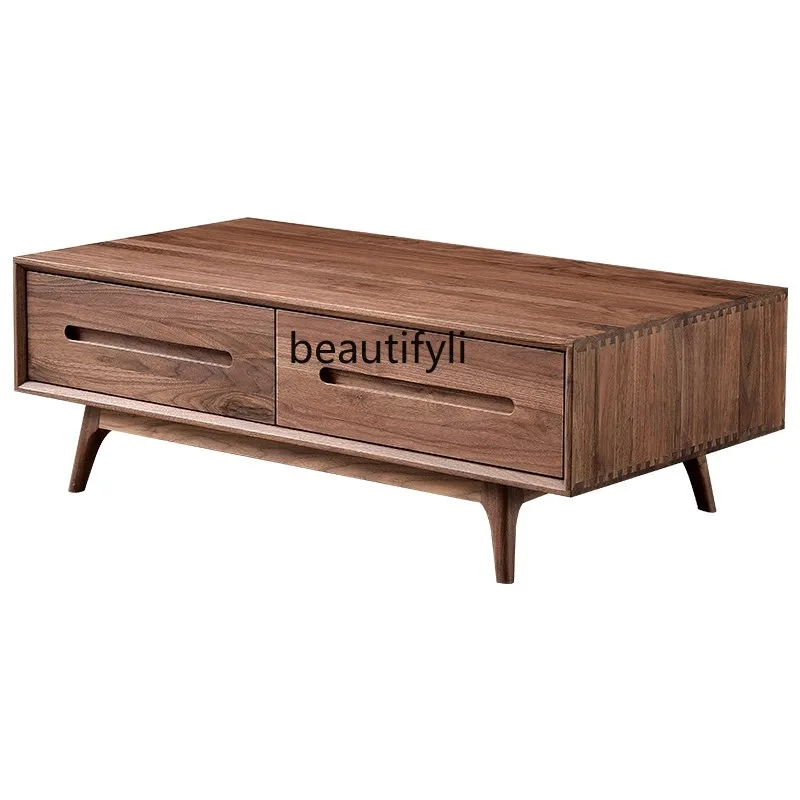 North America Black Walnut Wooden Tea Table TV Cabinet Unit Solid Wood Nordic Living Room Furniture Small Apartment Low Table
North America Black Walnut Wooden Tea Table TV Cabinet Unit Solid Wood Nordic Living Room Furniture Small Apartment Low Table